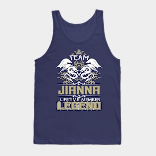 Jianna Name T Shirt -  Team Jianna Lifetime Member Legend Name Gift Item Tee Tank Top